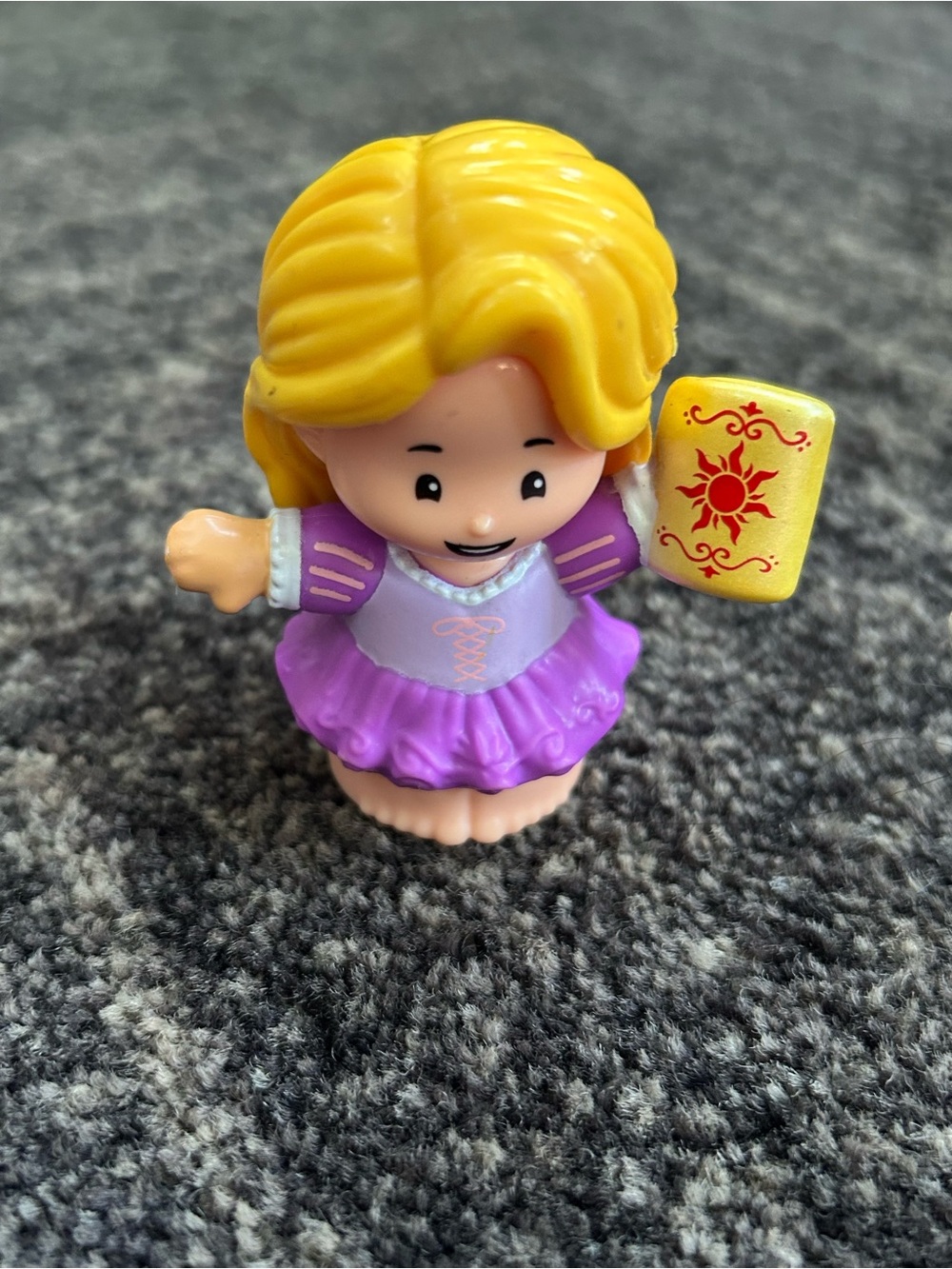 Disney Little People Rapunzel Tangled Princess Figure 2016 Mattel Book